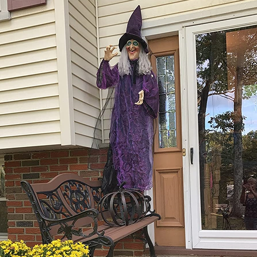 Halloween witch hanging decoration