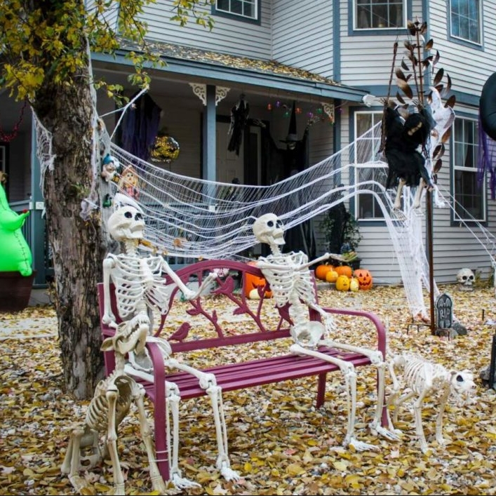 life size skeleton decoration