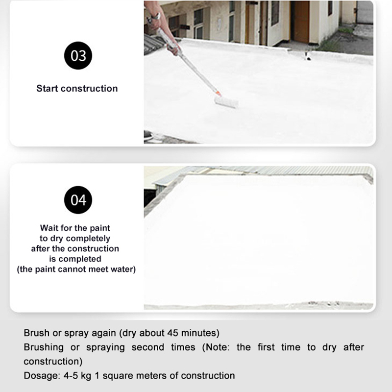 White Insulation And Waterproof Roof Coating