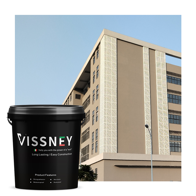 Exterior Wall Spray Coating Granite Stone Paint