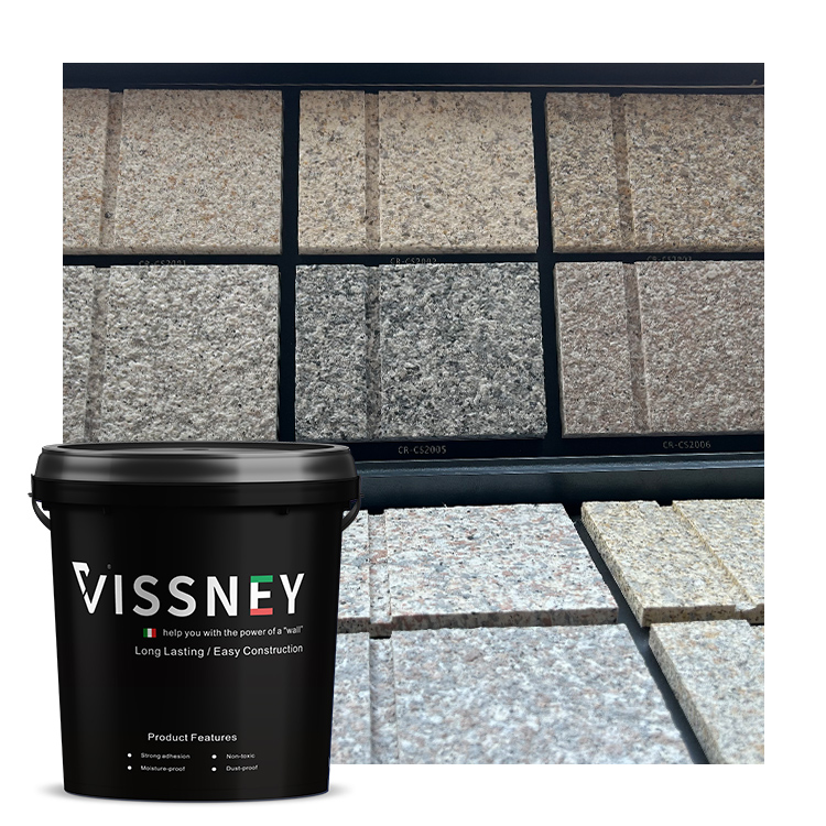 Exterior Wall Spray Coating Granite Stone Paint