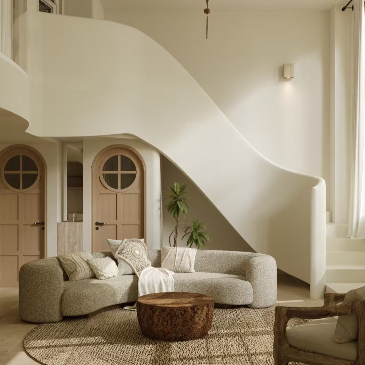 microcement stairs
