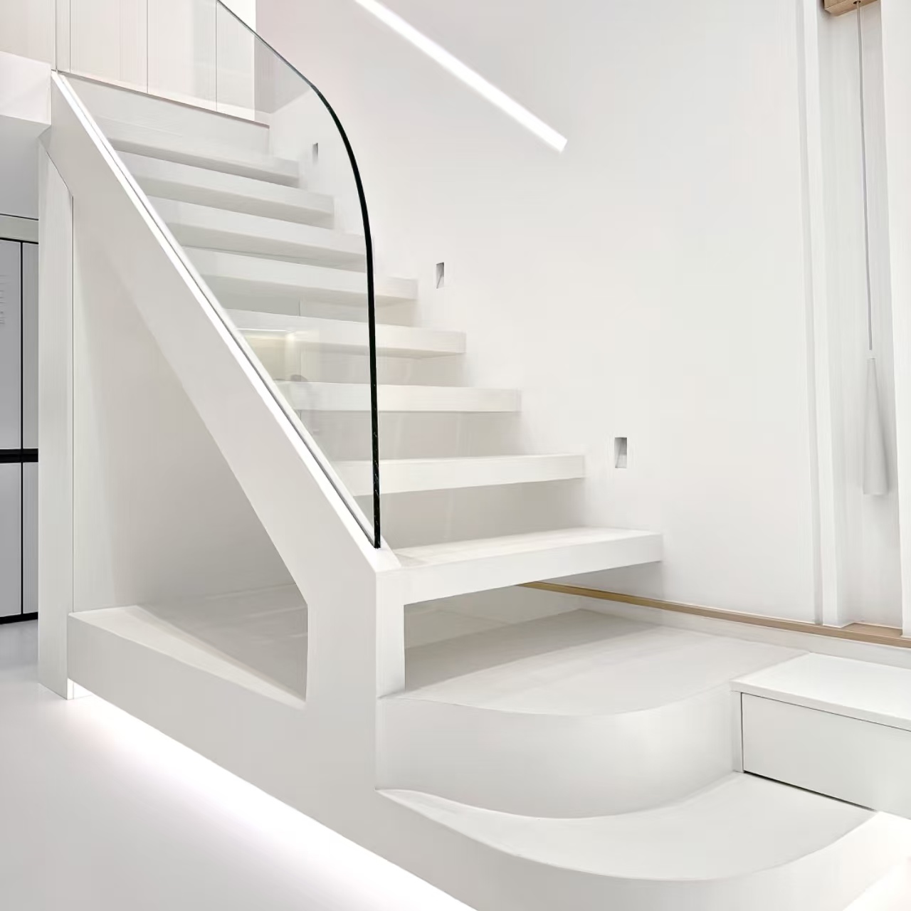 staircase microcement