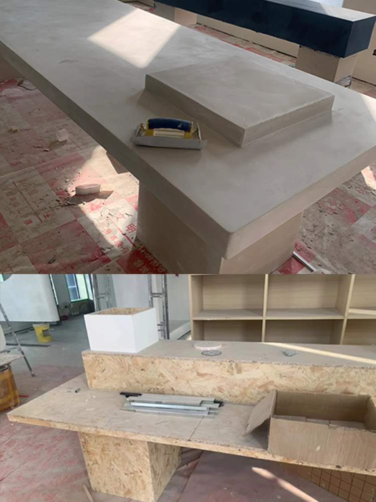 Microcement Cabinet Finish