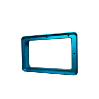 Panel de visualización anodizado mecanizado CNC de aluminio