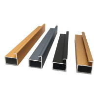 Manija de gabinete de cocina de aluminio CNC