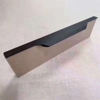 Manija de gabinete de cocina de aluminio CNC
