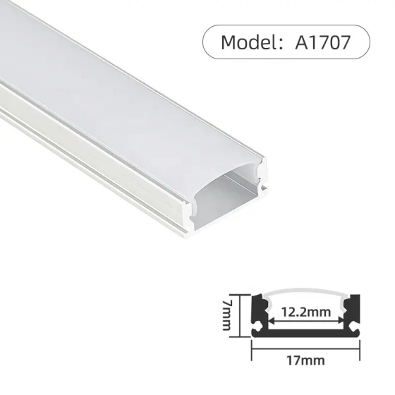 Canal LED de alumínio CNC