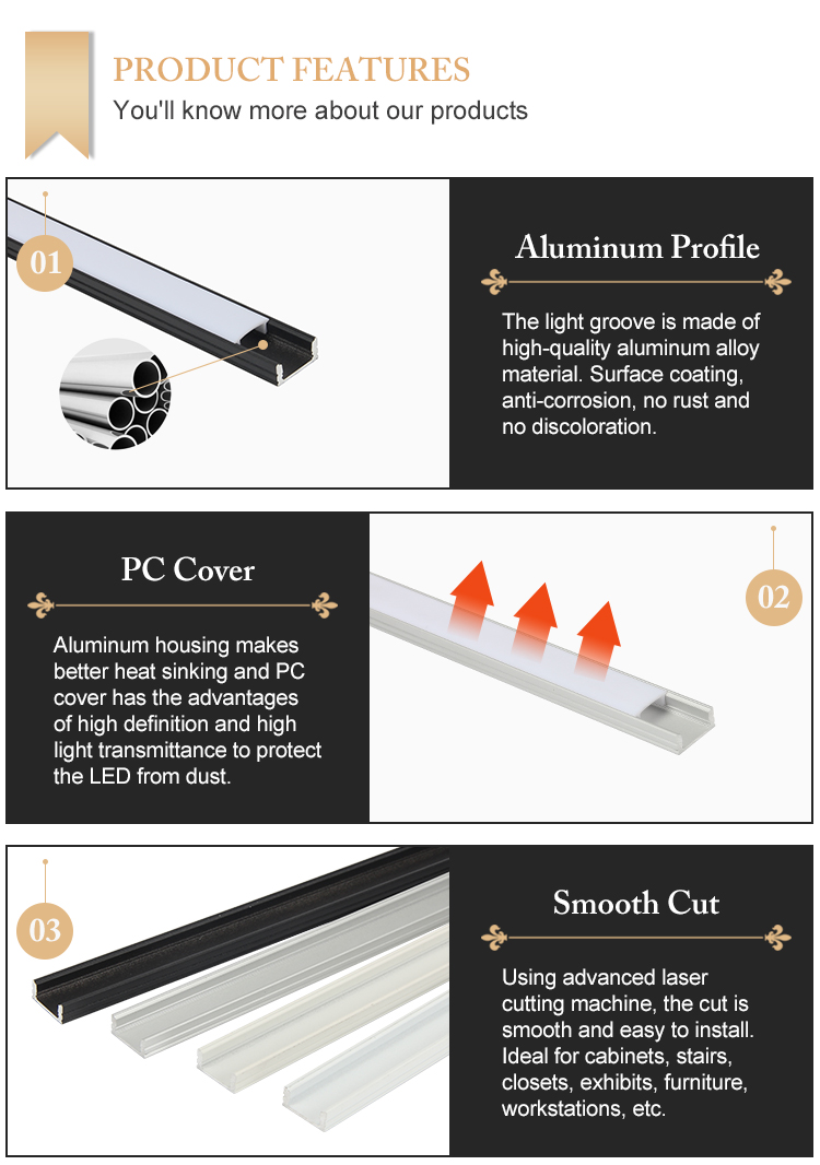 Led aluminum profile