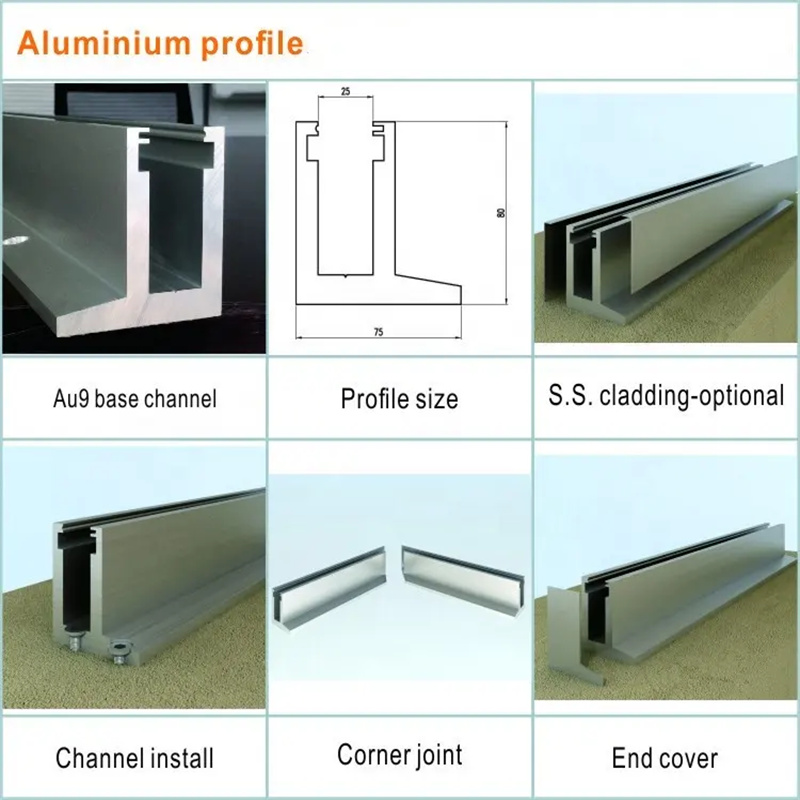 Aluminum Balustrade profiles