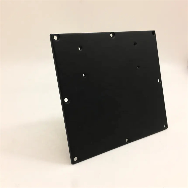 Pezzi meccanici CNC con piastra in alluminio