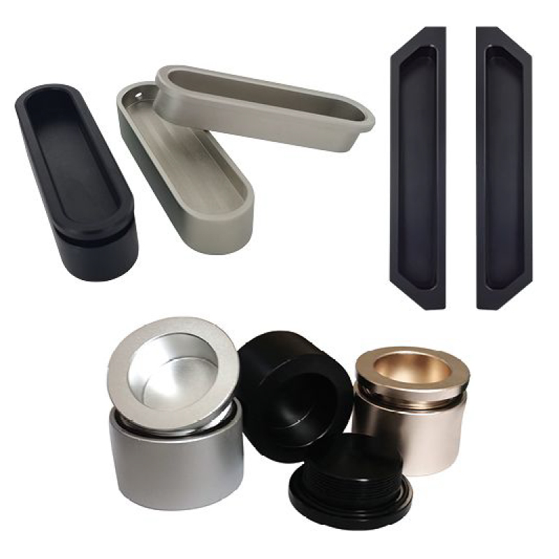 Ручки для кромок мебели, алюминий