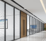 Latest design interior glass office partition wall used office partition wall