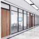 Latest design interior glass office partition wall used office partition wall