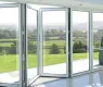 heat insulation system double triple glazed aluminium sliding folding doors