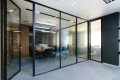 Floor to Ceiling office livingroom interior design partition