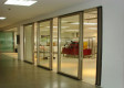 single double laminated glass sliding door partition