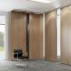 interior demountable office wooden and glass aluminum partition