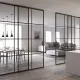 French Office partitions wall Wholesale Modular aluminum glass room partition