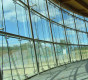 frameless 12MM toughened steel fittings spider glass curtain wall Point-supported glass curtain wall