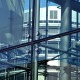 frameless 12MM toughened steel fittings spider glass curtain wall Point-supported glass curtain wall