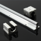 Trilho de guia linear CNC de material de alumínio