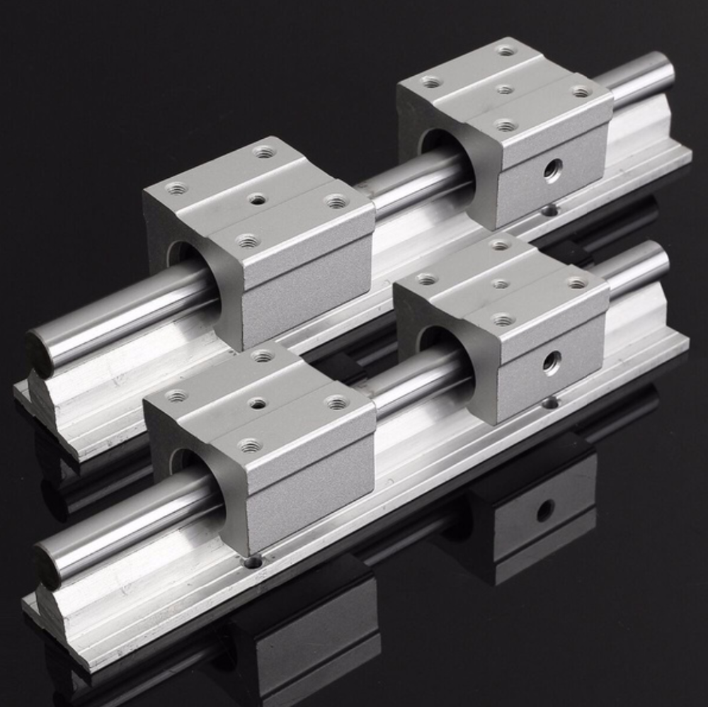 Lot De 2 Supports De Tige Linéaire SK8 En Aluminium Pour Arbre De 8mm - Pour Machine CNC, Imprimante 3D, Robotique