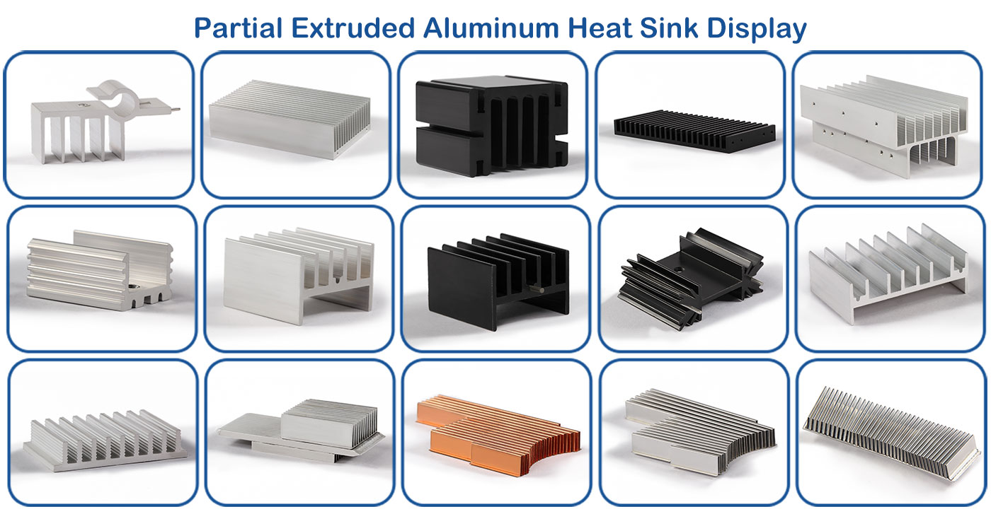 Anodized Extruded Heat Sink