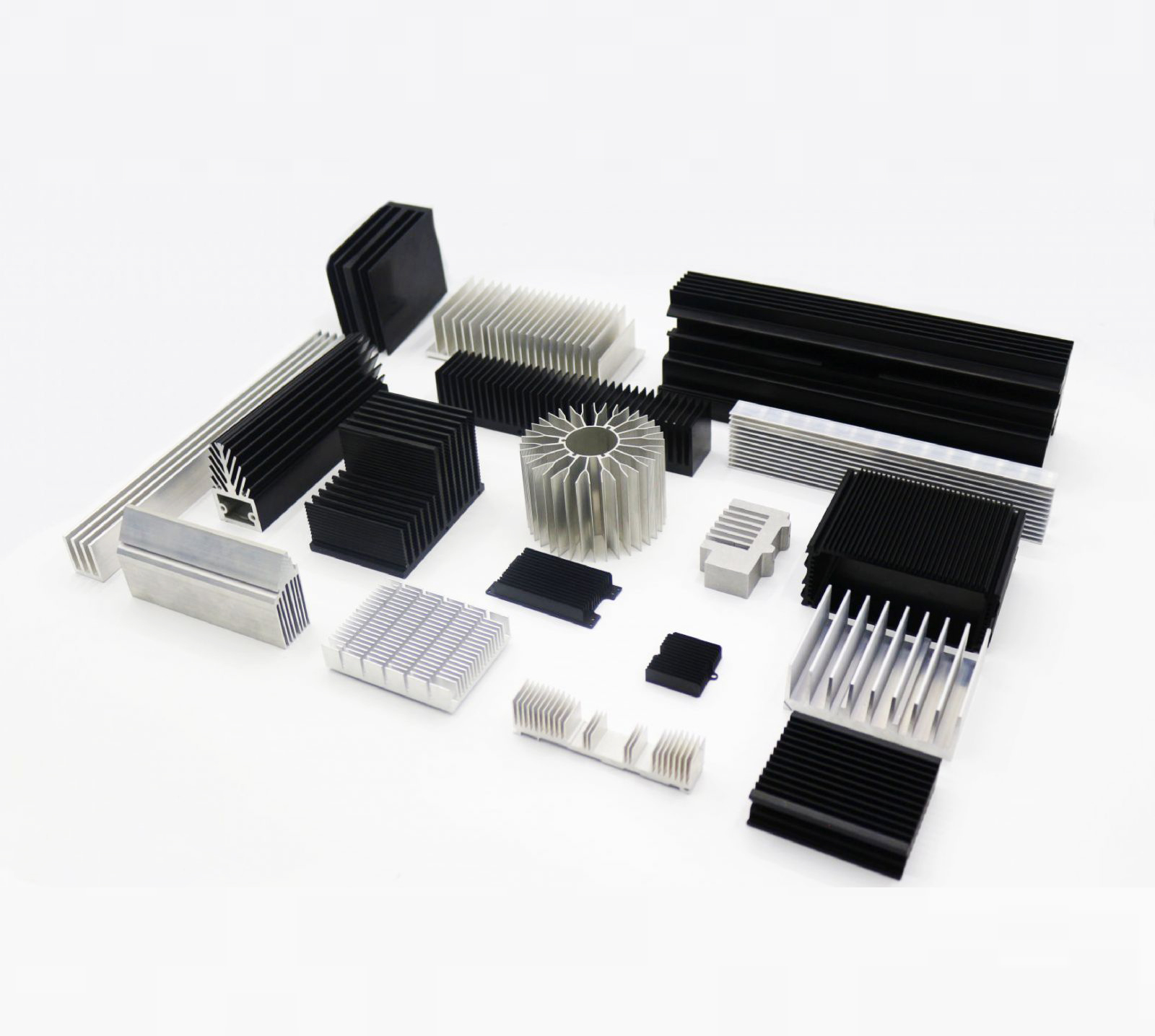 Aluminium CNC Heat Sink Profile