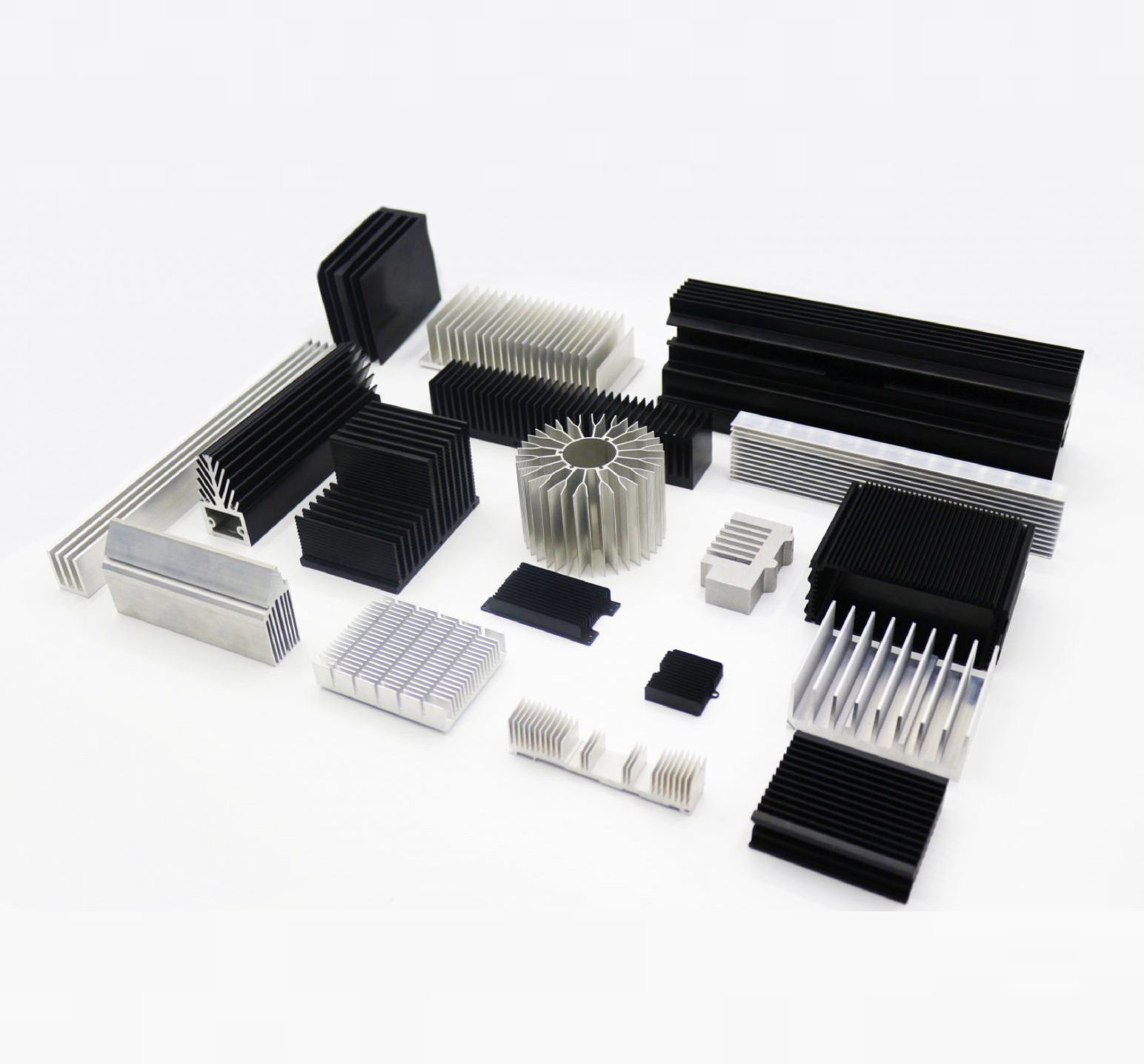 LED light heat sinks