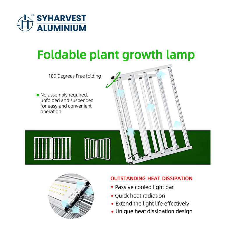 Aluminum heat sinks Led Grow Light For Greenhouse Medical Plant