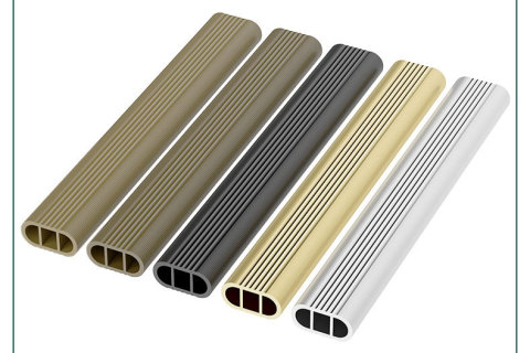 Universal High-Strength Aluminum Clothing Rod - Versatile & Durable Storage Essential