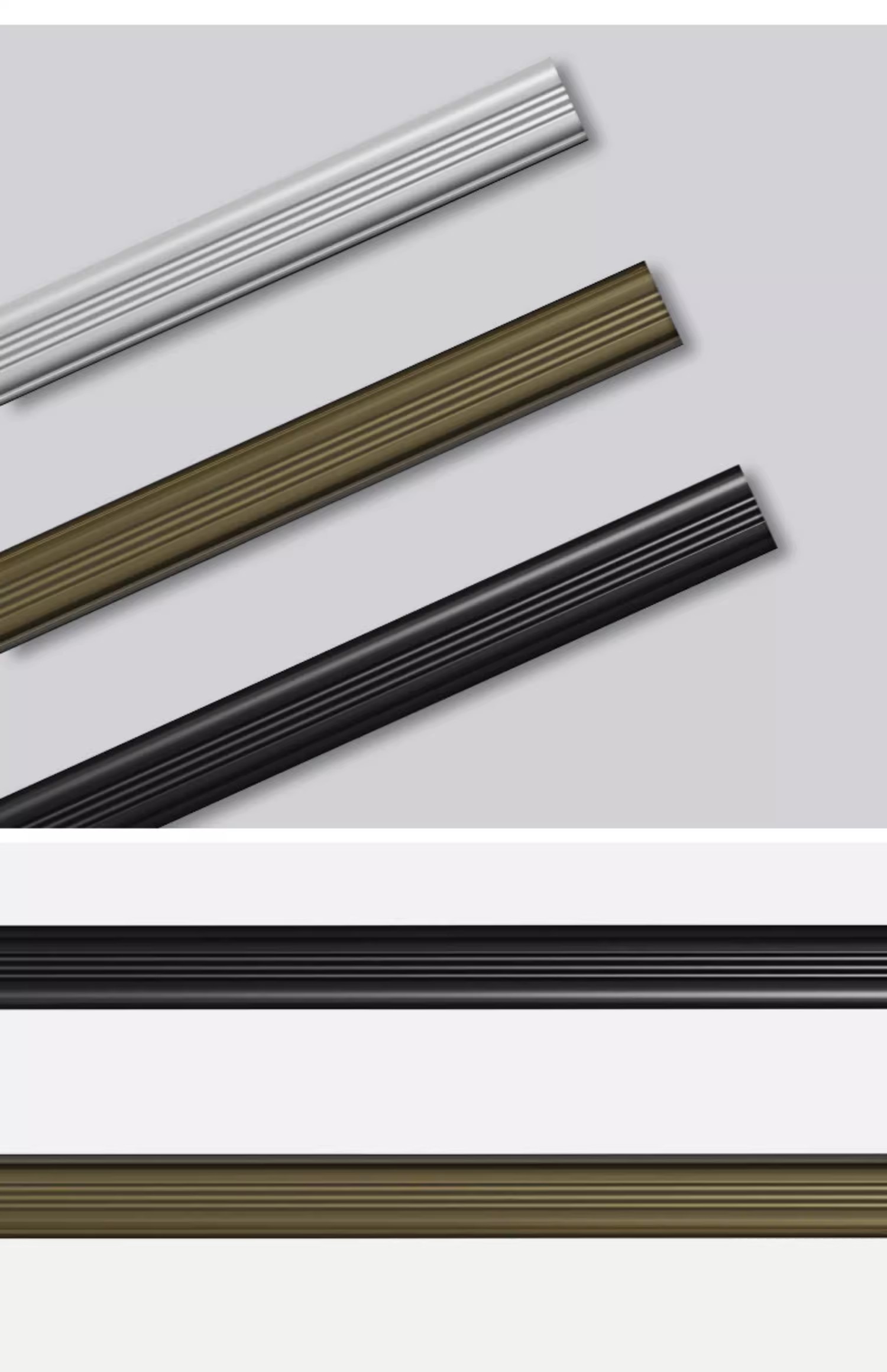 Universal High-Strength Aluminum Clothing Rod Universal High-Strength Aluminum Clothing Rod