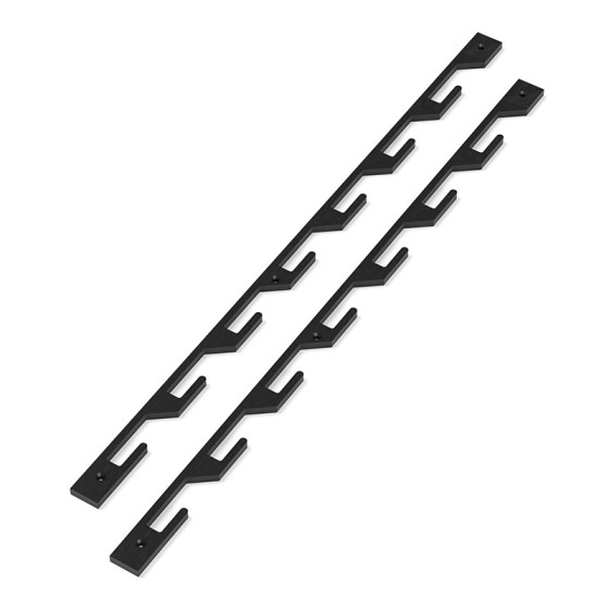 Customizable Aluminum Wardrobe Adjustable Hanger Rail System