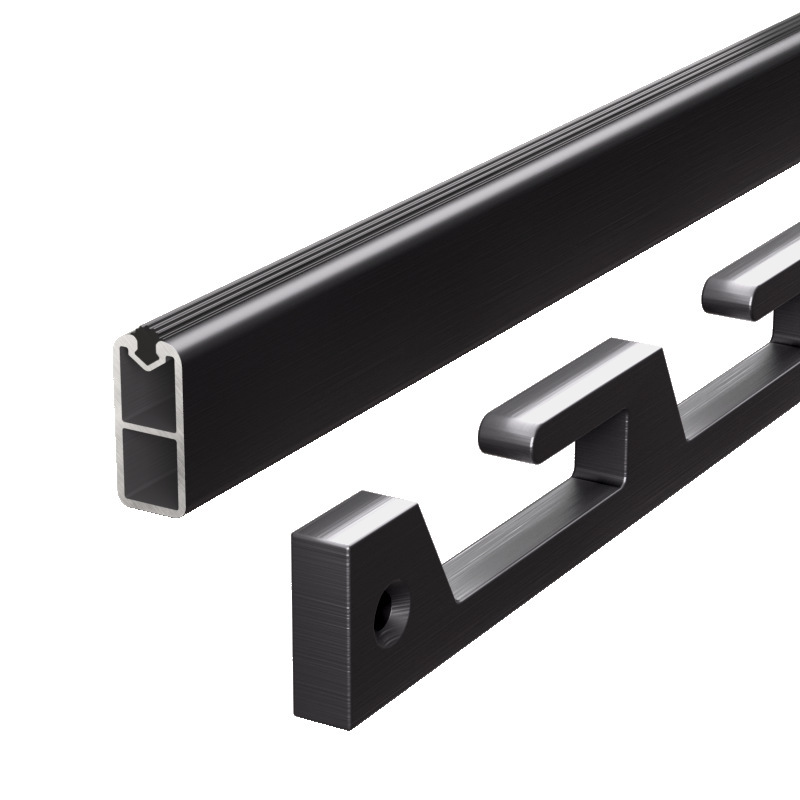 Customizable Aluminum Wardrobe Adjustable Hanger Rail System
