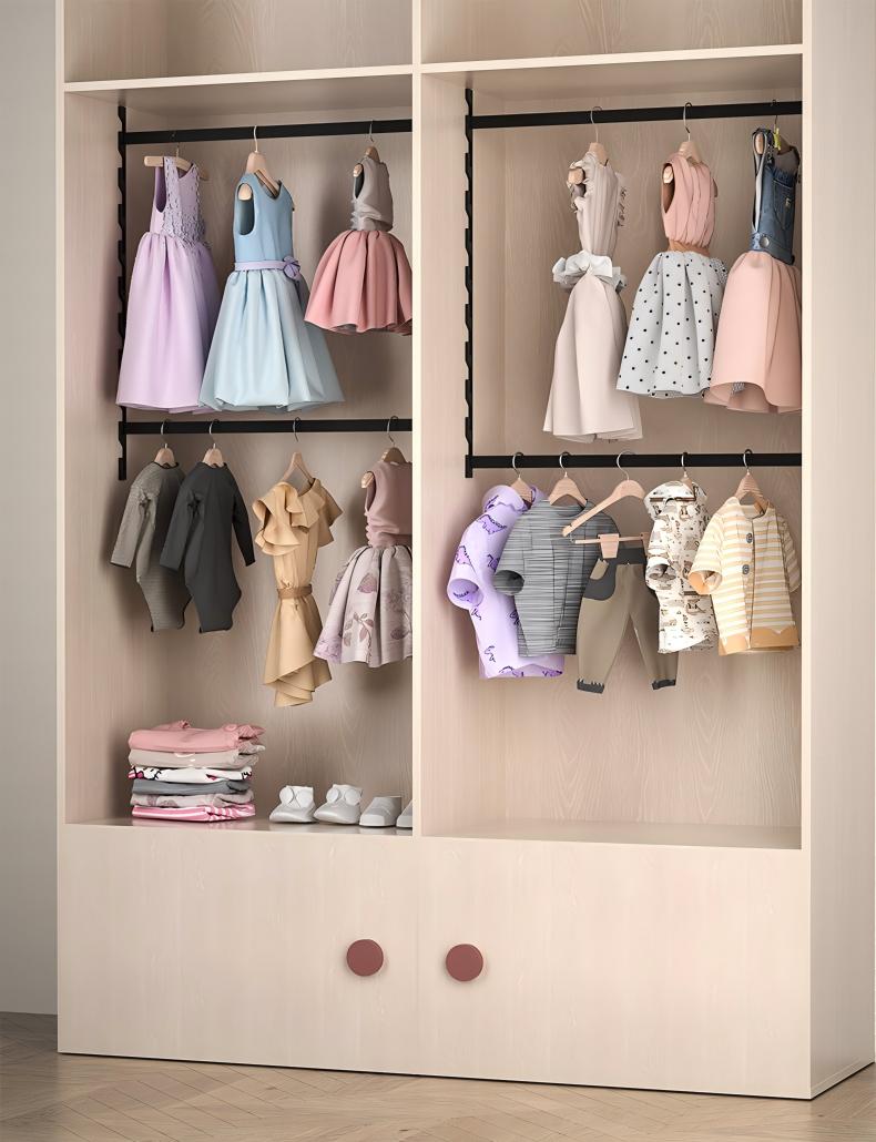 Free-Stretch Wardrobe Hanger Rack