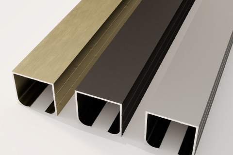 Custom Extruded Aluminum Alloy Track & Frame Profiles with CNC Machining