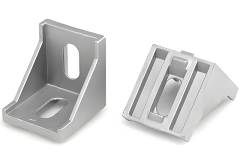 Industrial Aluminum Profile Accessories 2020 3030 4040 Angle Brackets, National & European Standard Aluminum Alloy Profile Connecting Corner Joints