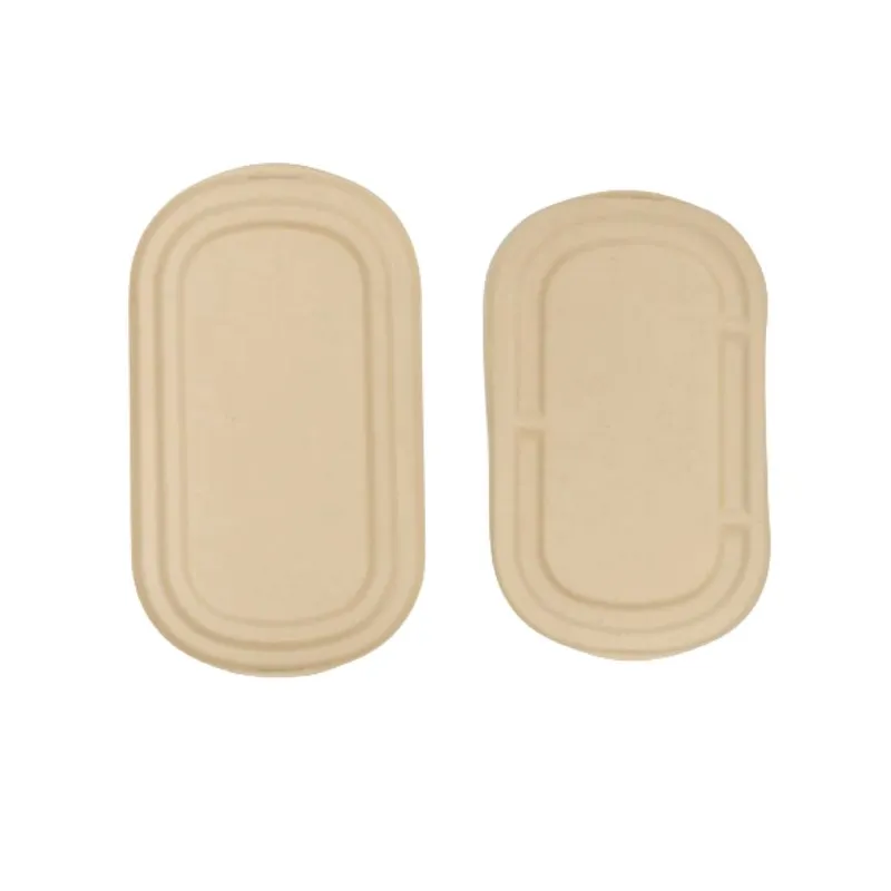 Tapa desechable para vajilla de pulpa de caña de azúcar