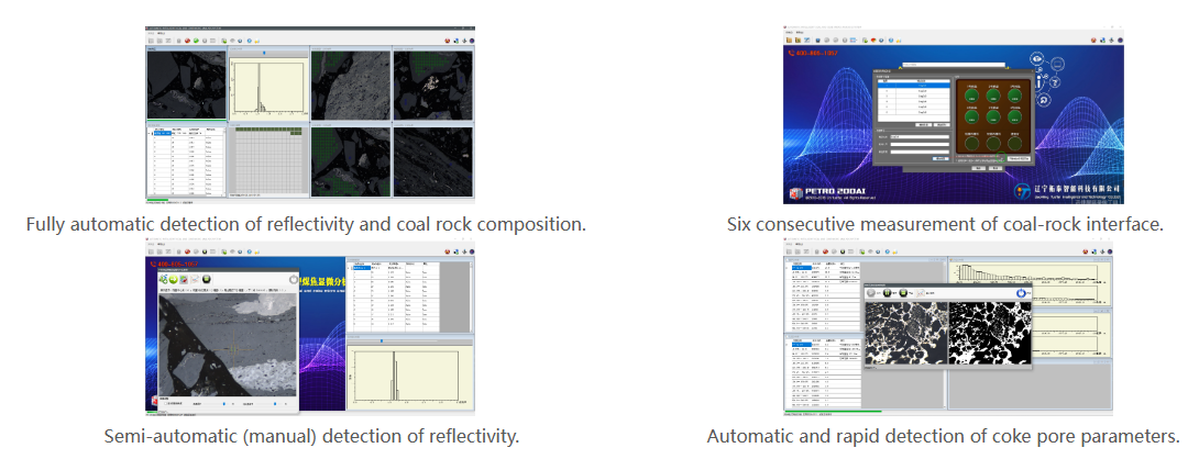 Coal and rock analysis equipment