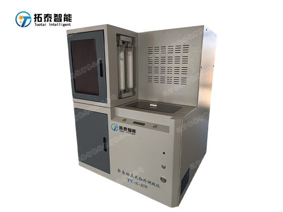 石炭用全自動縦型赤外線硫黄測定器