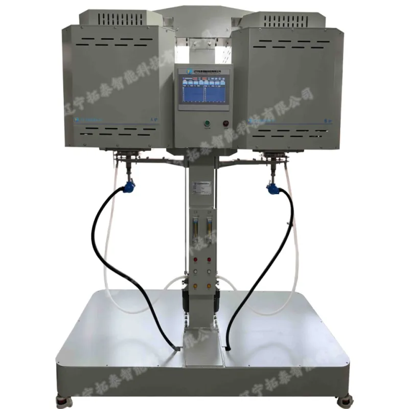 เครื่องทดสอบปฏิกิริยาการโหลดจากด้านล่างเตาเผาคู่ ทีที-JD22HA-01