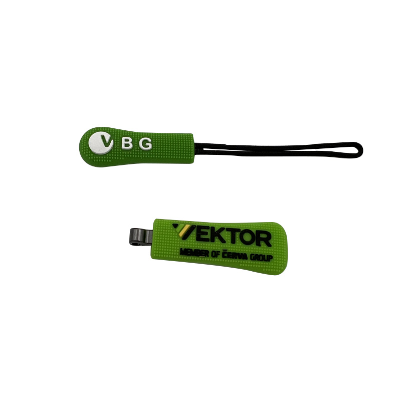 Silicon Pullers With Logo For Clothing Accessory With Cord