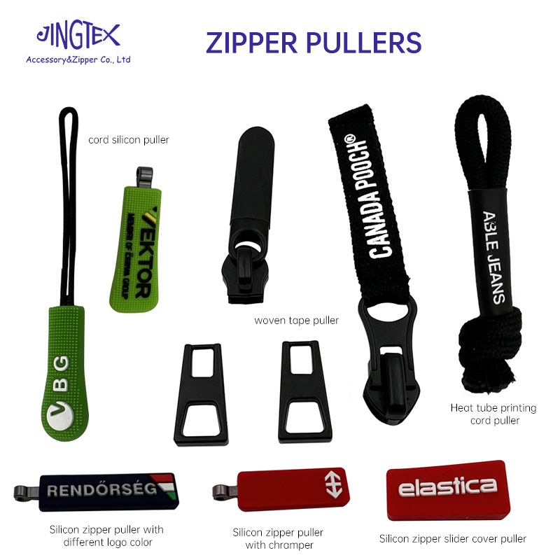 Silicon Pullers With Logo For Clothing Accessory With Cord