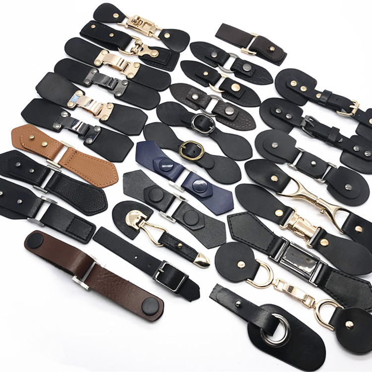 LEATHER BUCKLE Bag And Cuff Strap SETS