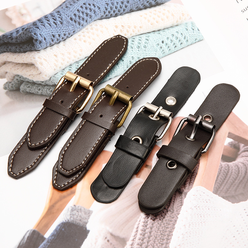 LEATHER BUCKLE Bag And Cuff Strap SETS