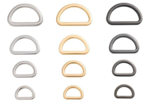 Rectangle Metal D Ring For Adustment