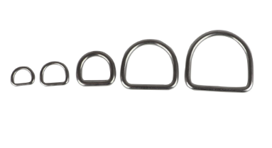 Rectangle Metal D Ring For Adustment