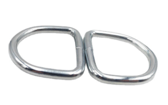 Rectangle Metal D Ring For Adustment