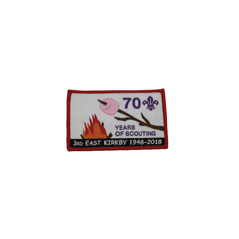 Embroidery Woven Label With 3D Effect